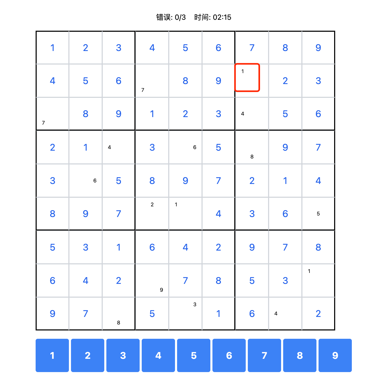 Sudoku Solving Hint